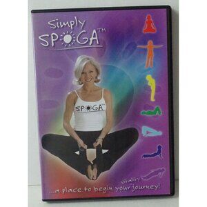 Simply Spoga Yoga DVD Melinda Lee Beginner-Friendly Fitness & Relaxation Program